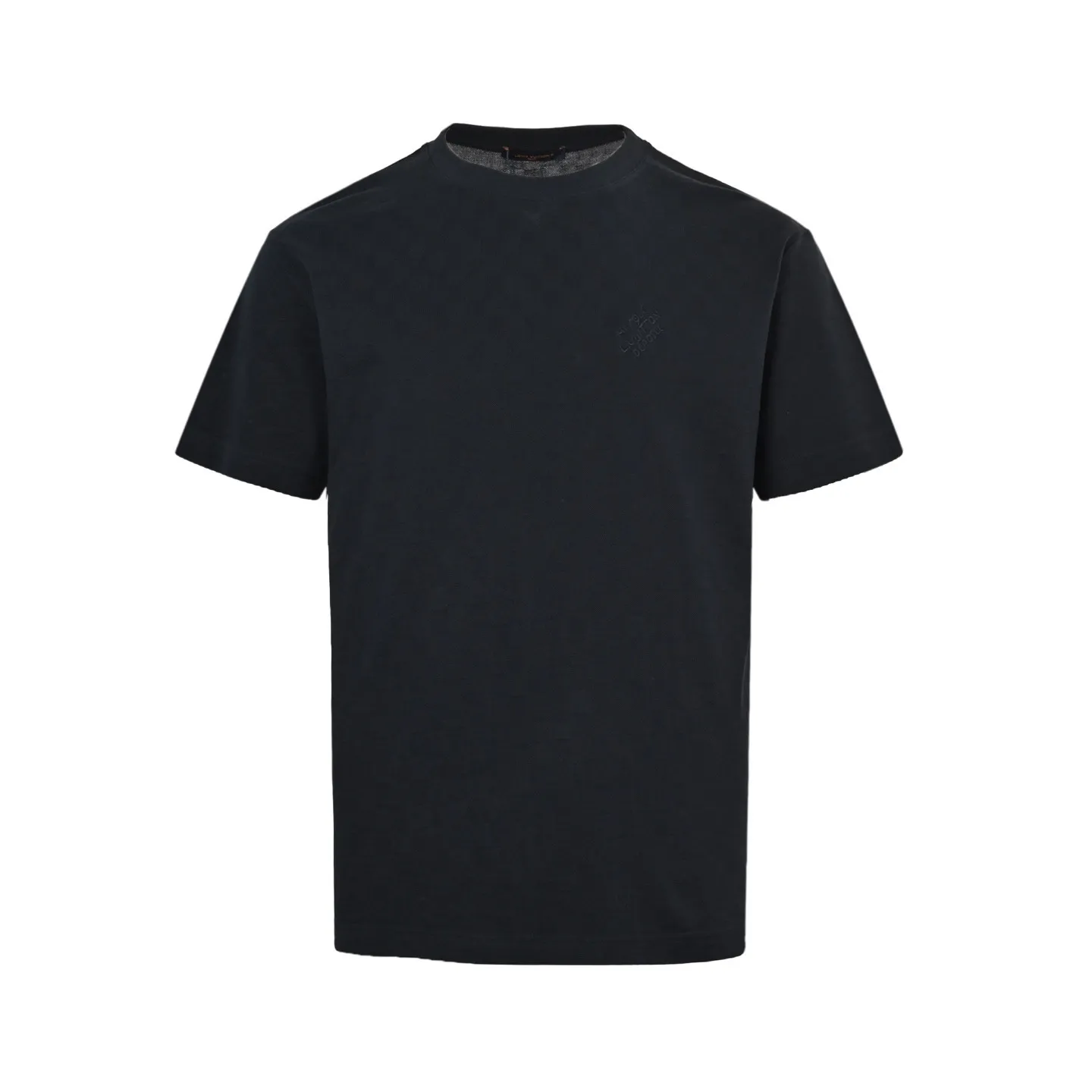 Louis Vuitton/Louis Vuitton 24ss pique checkerboard embroidered short sleeves